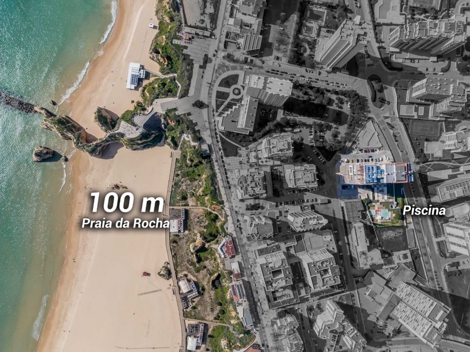 T1 + 1 na Praia da Rocha para Férias, a 100m da praia!
