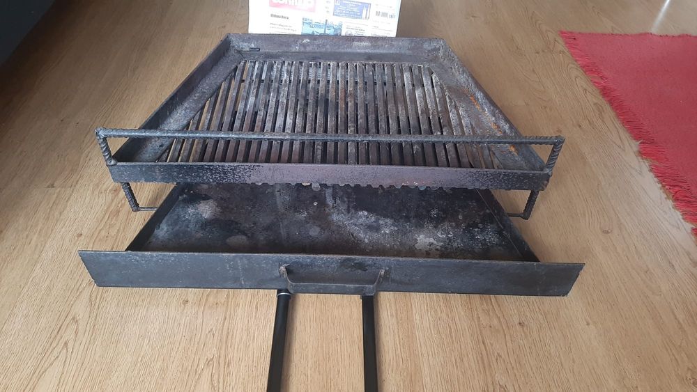 Base de Lareira com gaveta para cinzas