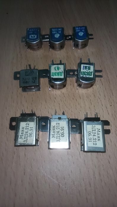 Головки катушечные  6А24, 6Д12, 6С24, кассетные 3Д24, 3Д12,  3С12