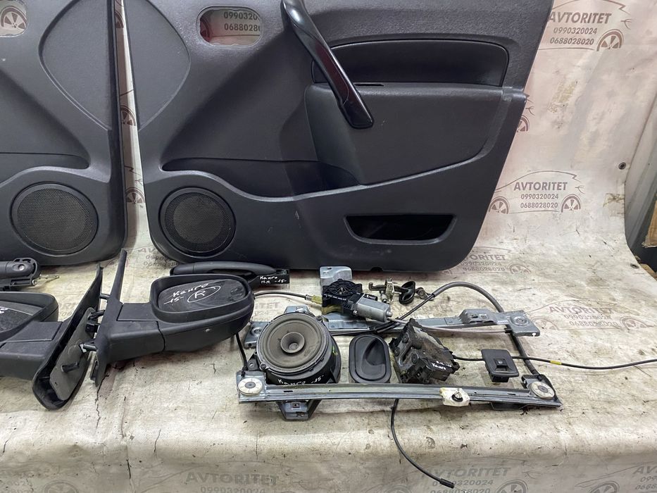 Дверні карти Рено Канго 2-3 замки ручки