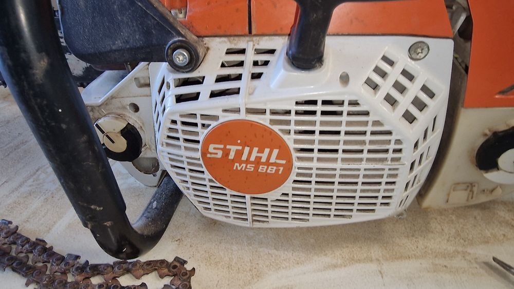 Motosserra stihl A gasolina 6.40 kw 881 o melhor e mais potente do mun