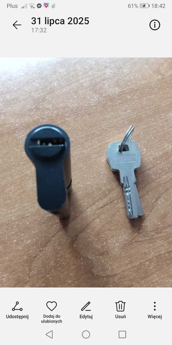 Wkładka zamek do drzwi 30/50