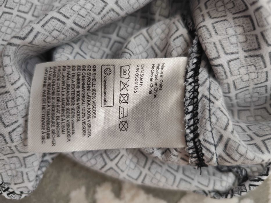Sukienka na ramiączkach we wzory h&m