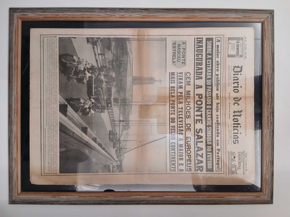 Jornal diário noticias inauguração ponte salazar completo