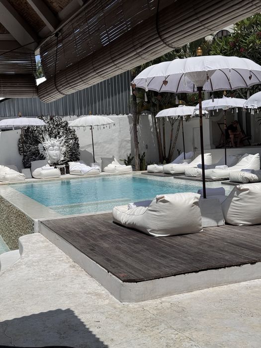 Fotel Ogrodowy Basenowy Boho Taras Swietny Matriał Leżak Nowy