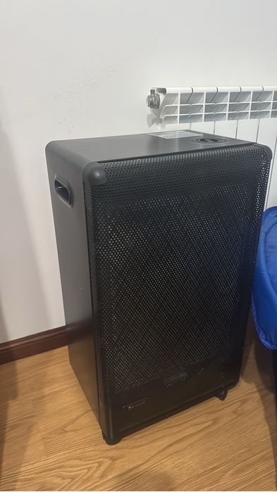 Aquecedor a gas com a botija