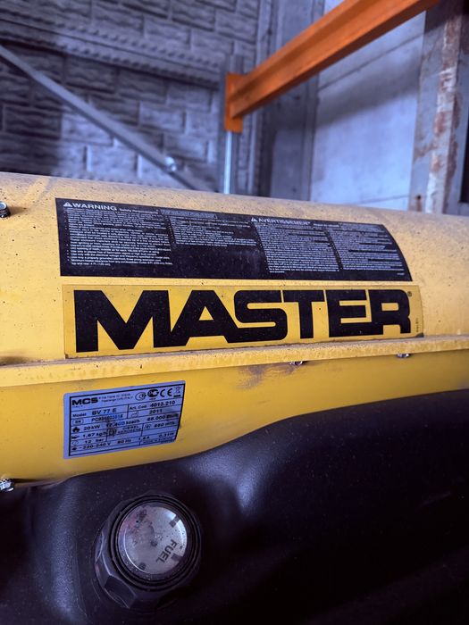 nagrzewnica olejowa master z odprowadzeniem spalin