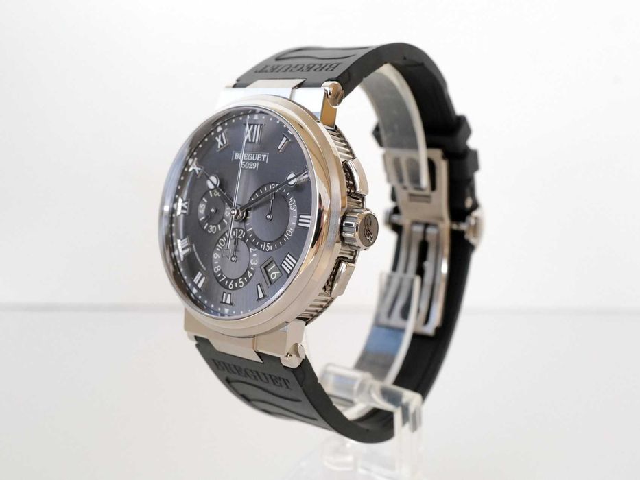 Breguet Marine Chronograph Titanium Rhodium Dial 42