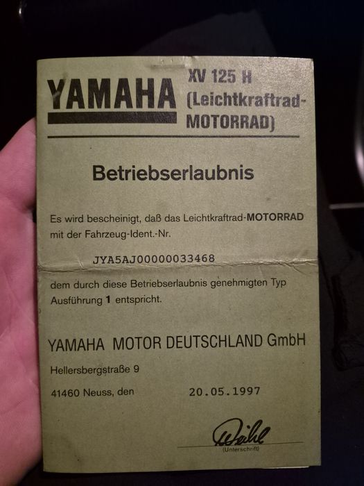 Yamaha virago 125 mocno doposażony