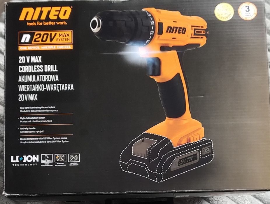Wkrętarka akumulatorowa Niteo