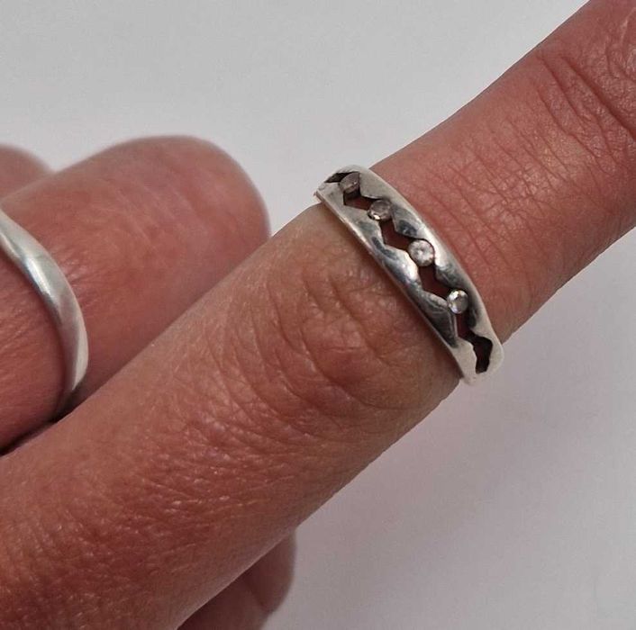 Srebrny pierścionek 925 1,80g rozm 12 / Nowy Lombard / TG