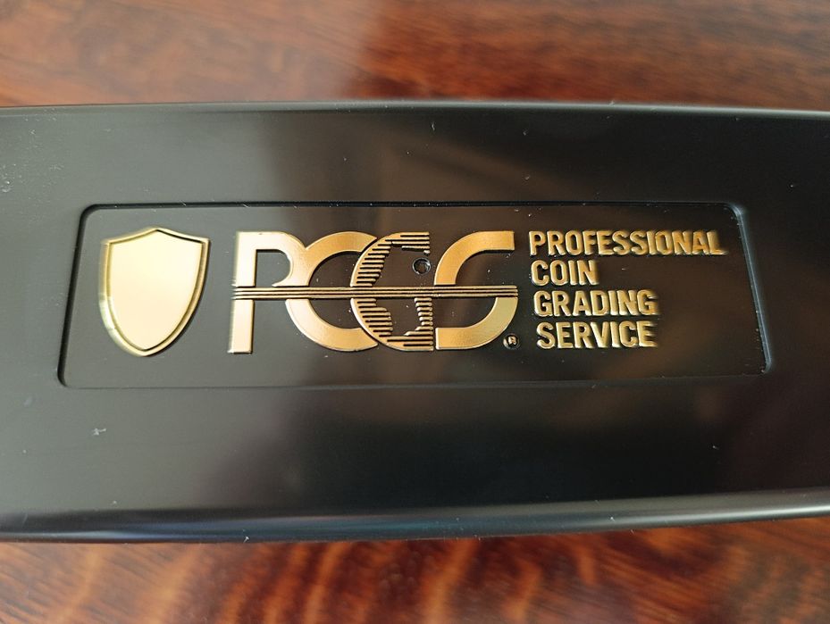 Pudełko PCGS czarne GOLD na slaby  ŻADKOŚĆ POLECAM