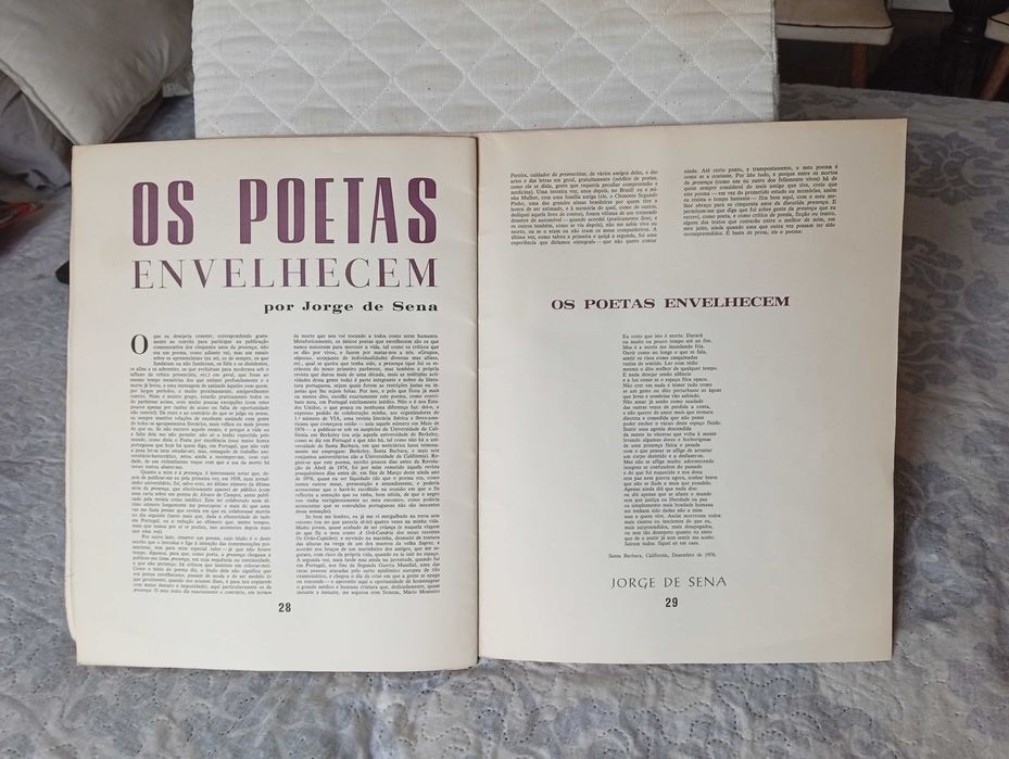 Revista Presença única de 1977. Inéditos, Pessoa, Botto e outros