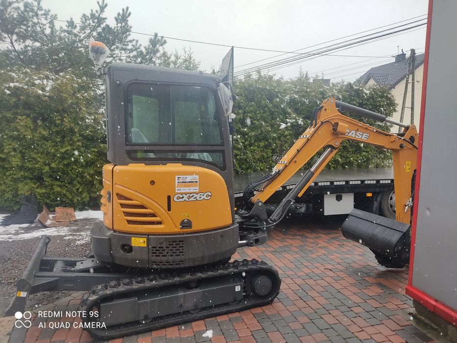 Minikoparka koparka koparko ładowarka wiertnica