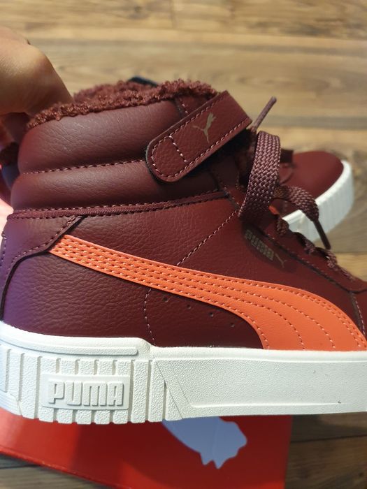 Sneakersy wysokie ocieplane r.35