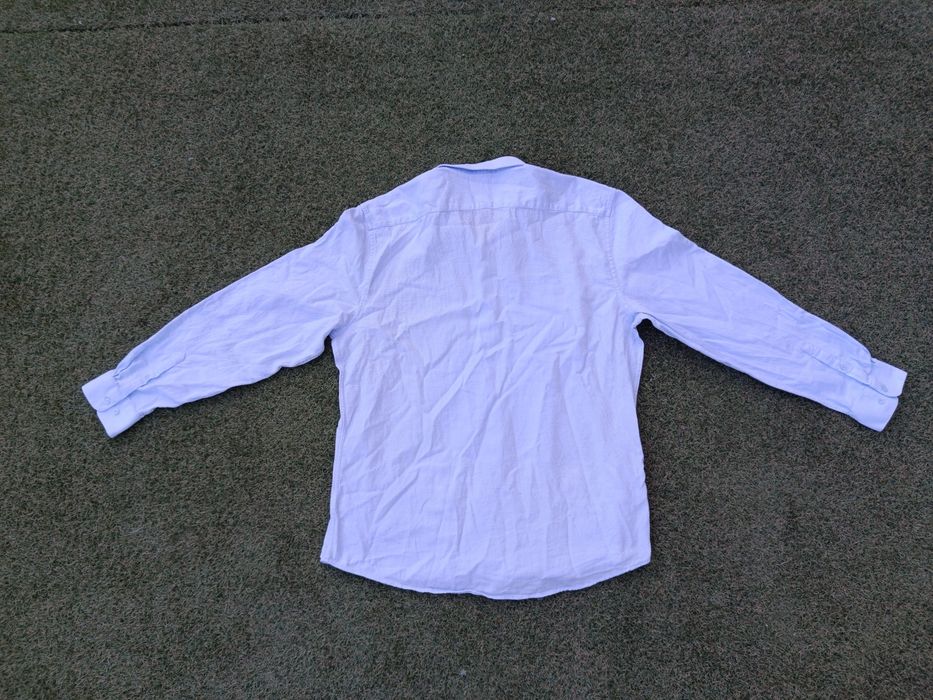 Camisa Social Branca Primark 2XL Regular Fit | Primark White Button-Up Shirt 2XL