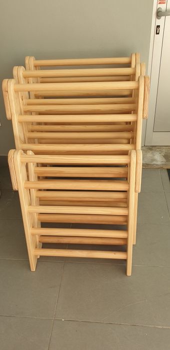 NOVO - Triângulo de Pikler com prancha de escalada/escorrega