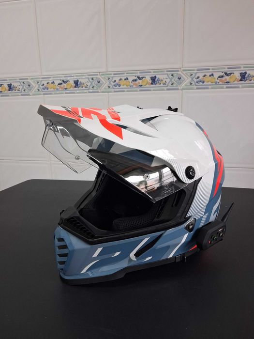 Capacete LS2 Pioneer Evo C/ intercomunicador