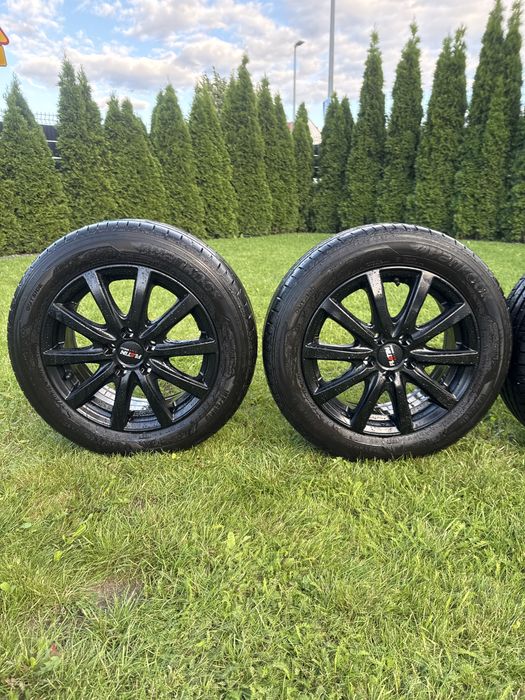 Alufelgi 5x112 15 66,6/57,1 Opony Hankook 185/60/15 rok 2021