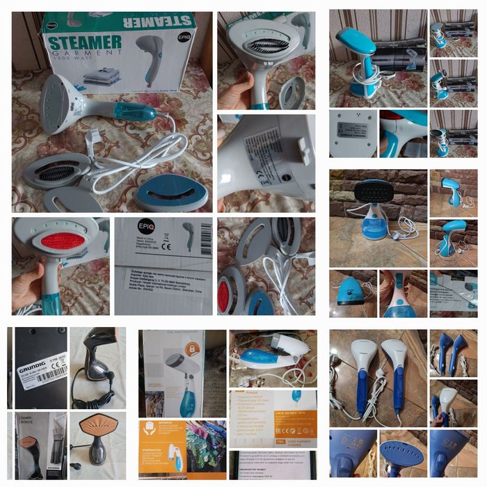 Ручні відпарювачі привезені з Європи