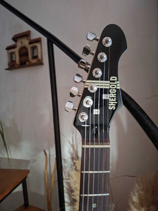 Guitarra Shergold Telstar Standard ST14 Black + Bag
