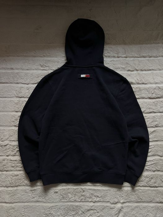 Tommy Hilfiger x Timberland (M) Flag Hoodie чоловіче худі темно-синьє на флісі кофта оригінал колаборація