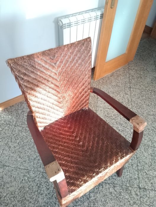 Cadeirão em palhinha