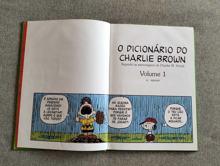 Livro "O dicionário de Charlie Brown português-inglês"