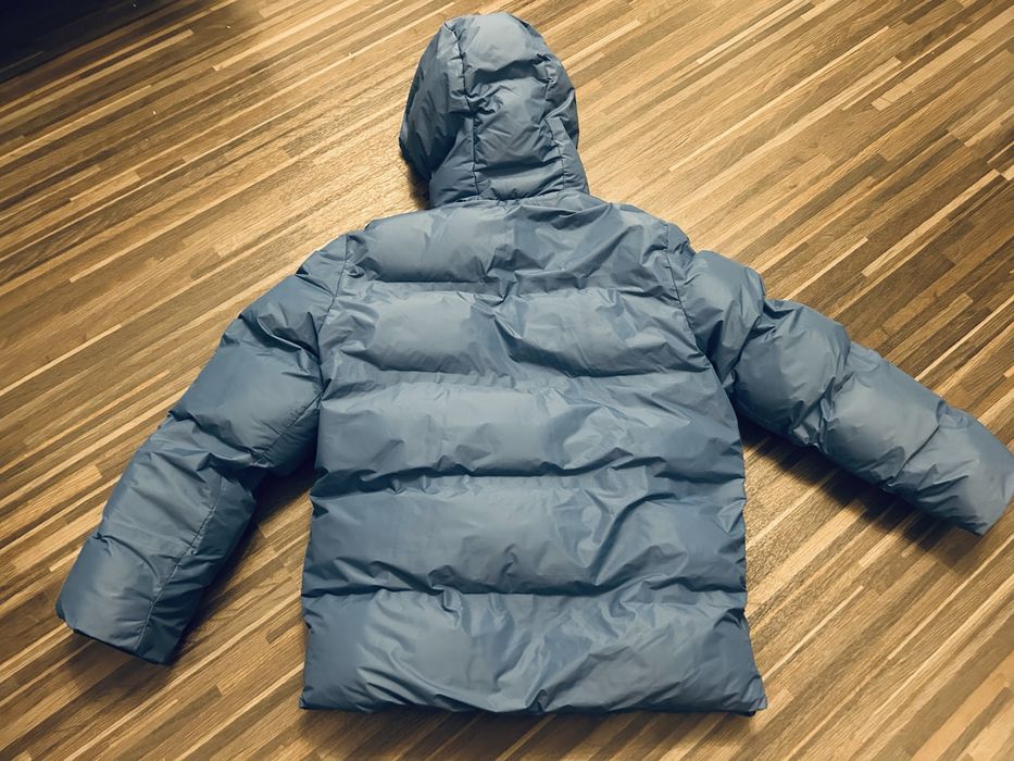 Kurtka zimowa chłopięca ocieplana niebieska 122