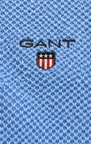Чоловічий джемпер GANT Premium Cotton 2XL блакитний, стан нової речі