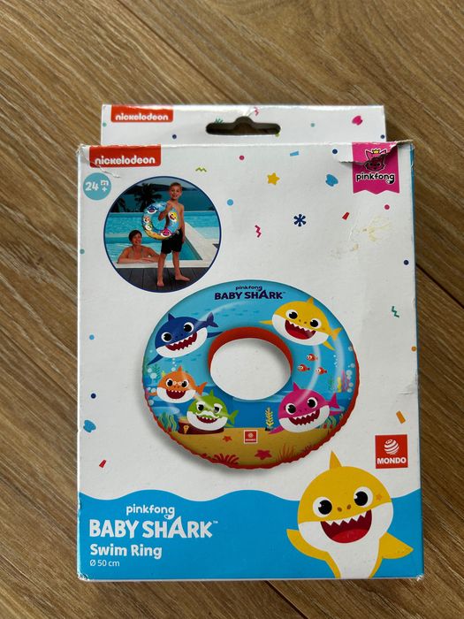 Koło do pływania baby shark 50 cm