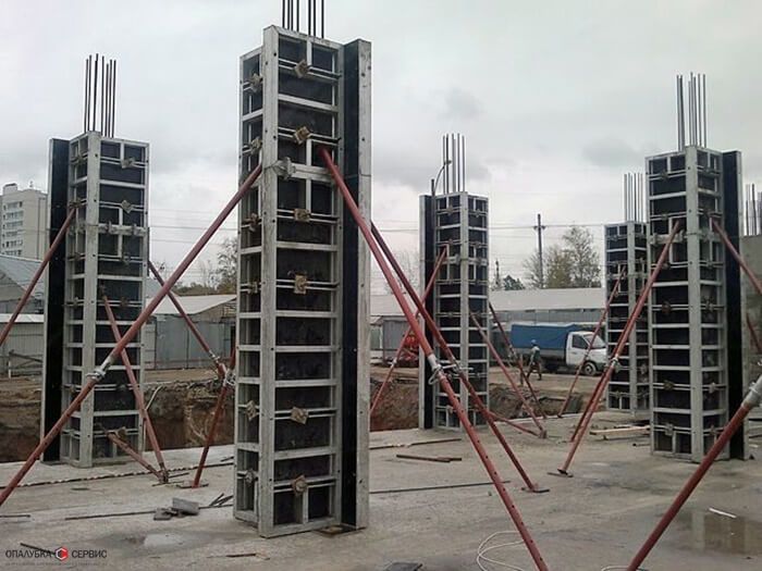 Опалубка на фундамент