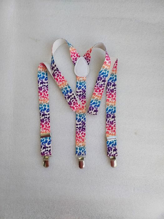 Kolorowe szelki, regulowana długość - od 62 do 95 cm InPost