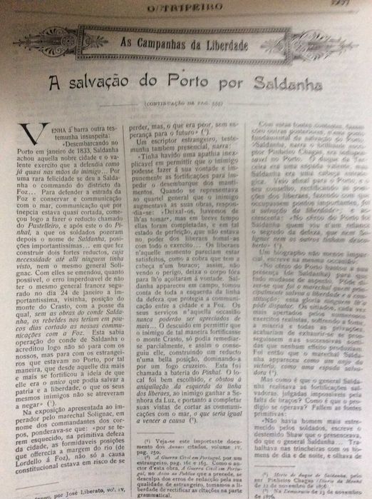 Um pouco da história do Porto e arredores, 1910. Excel. preço