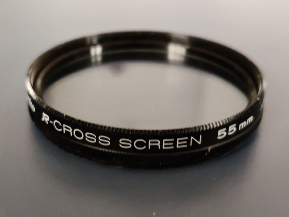 Lente Fisheye, lente com efeito pentagonal e múltiplos filtros