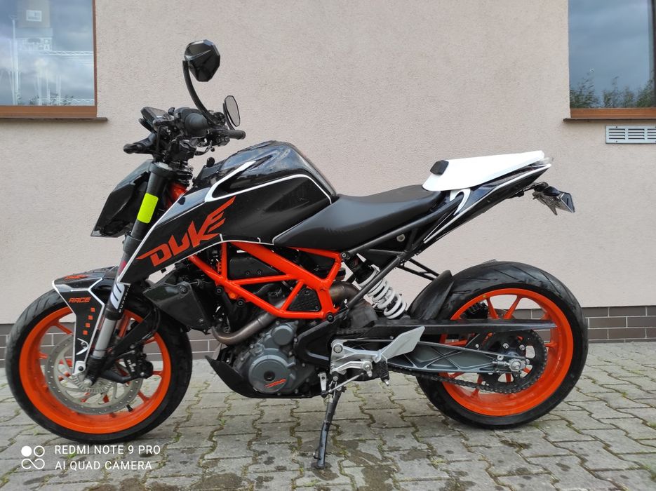 KTM Duke 390->125 swap przegląd , Francja 390/125