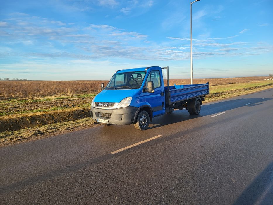 Iveco 50c15 nowy kiper wywrotka 4.10x2.10x 50cm na kat b hak 3.5t klim