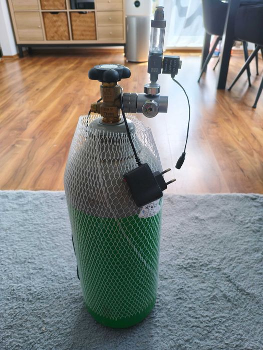 Butla CO2 8l z elektrozaworem do akwarium