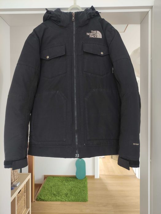 Kurtka męska  parka  the North Face, puch, M, stan dobry, z kapturem