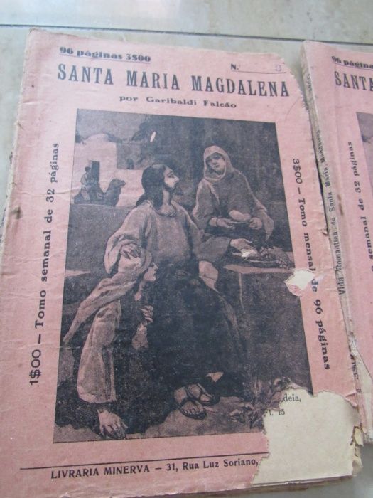 Brochuras Santa Maria Magadalena de Garibaldi Falcão, 5 tomos