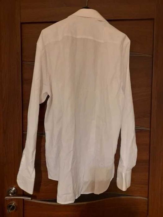 Biała męska koszula Kemen rozm XL Slim Fit