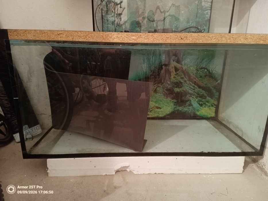 Akwarium 120x50x55 320l 330l z pokrywą