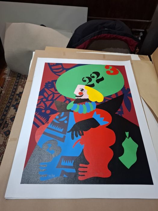 Serigrafia sobre tela José de Guimarães