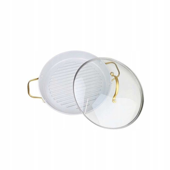 Patelnia Grillowa Greenpan Padova Skyblue Zdrowa 28 Cm Ceramiczna