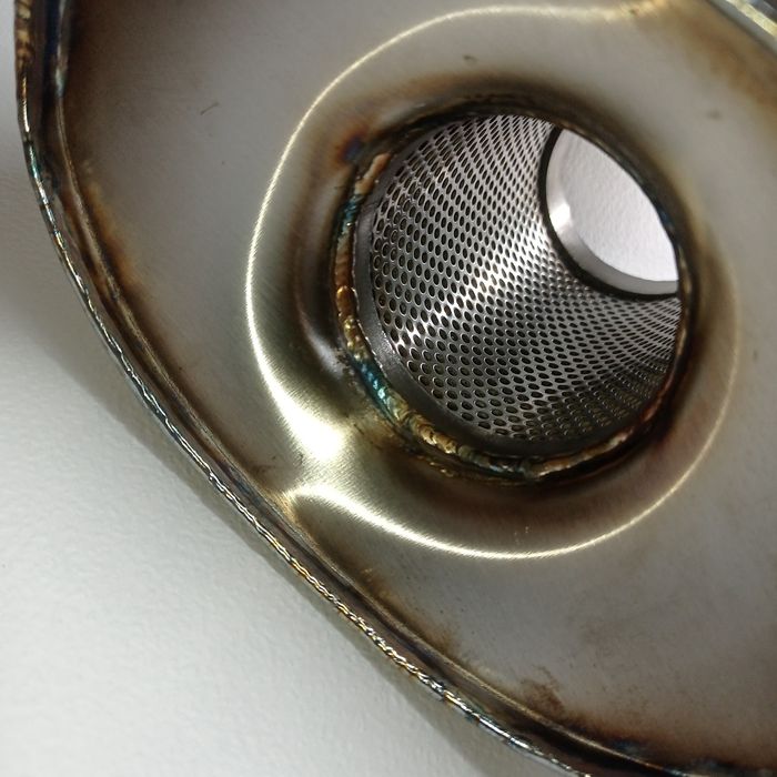 Пламегаситель коллекторный овальный Опель Шевроле хюндай Киа Volkswage