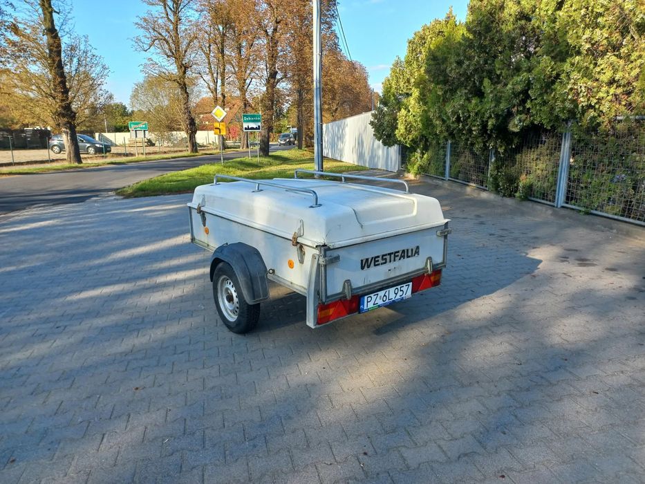 Welgro 4,5x2 DMC 2700  Przyczepa lekka WESTFALIA z przykryciem zarejestrowana w PL