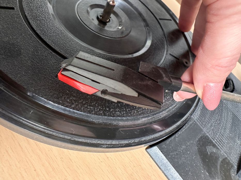 Gramofon Hykker drewniany używany