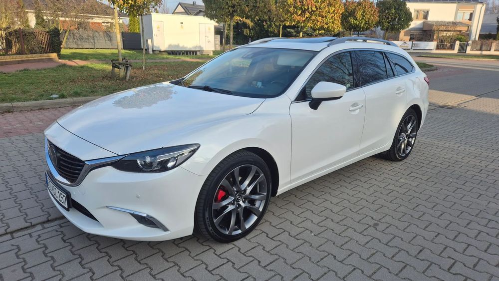 Mazda 6 2.2 175 KM Skóry Navi Kamera Full Led 100% Oryginalny Lakier po Lifcie