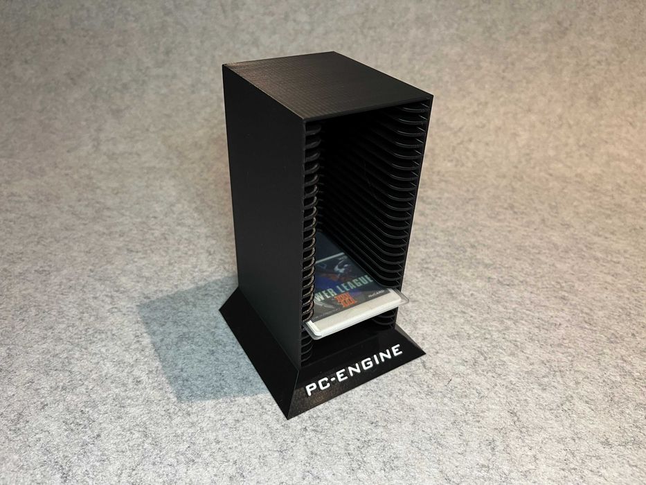 Stojak podstawka na 25 gier HU-card do konsoli PC-Engine