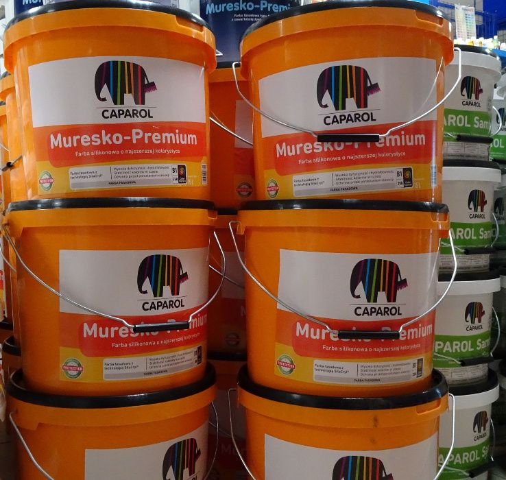 Farba fasadowa 15L Caparol Muresko silikonowa
